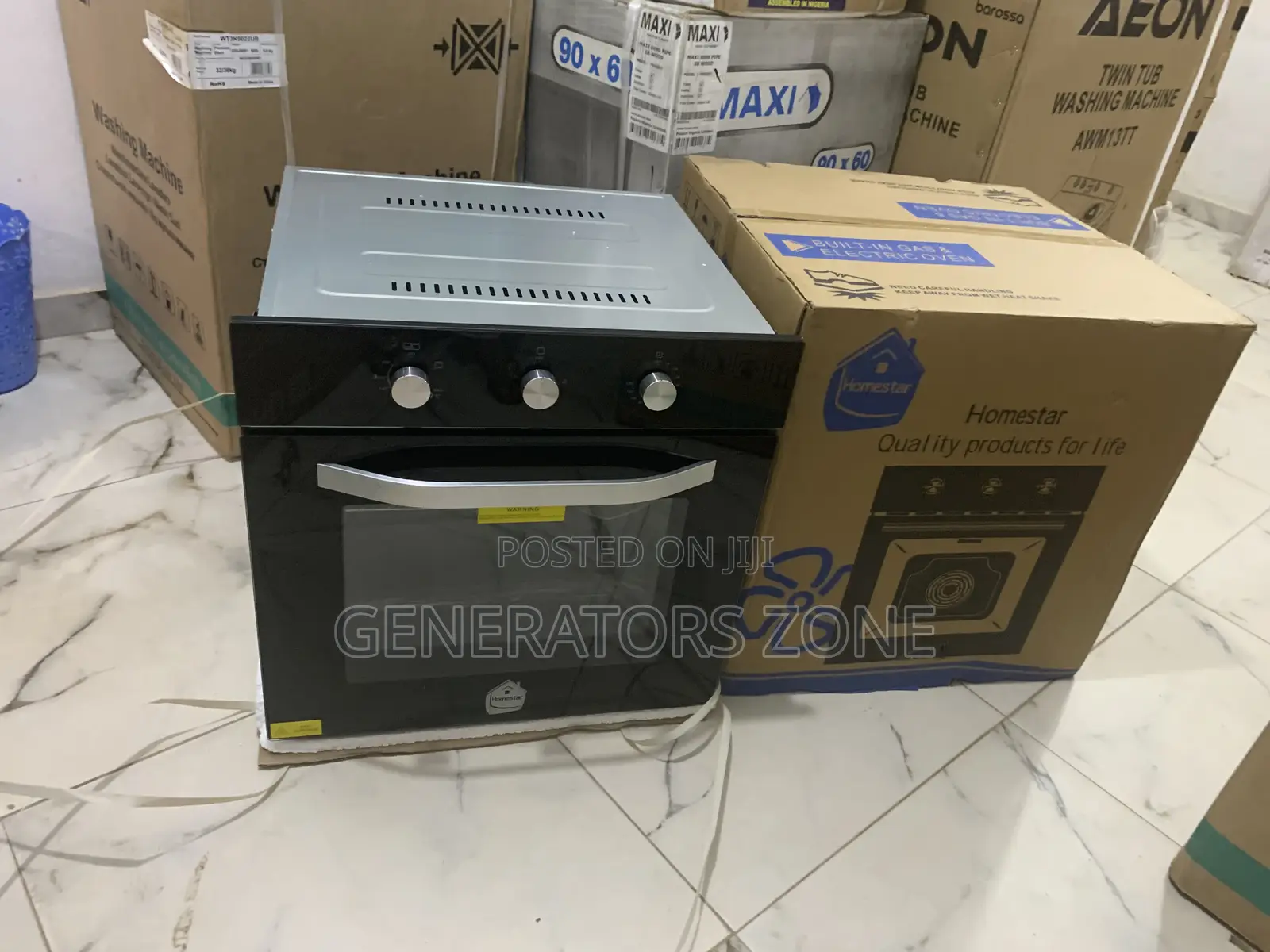 Homestar Hsqmb60-Bk Gas Electric Bakingoven , Interior Light