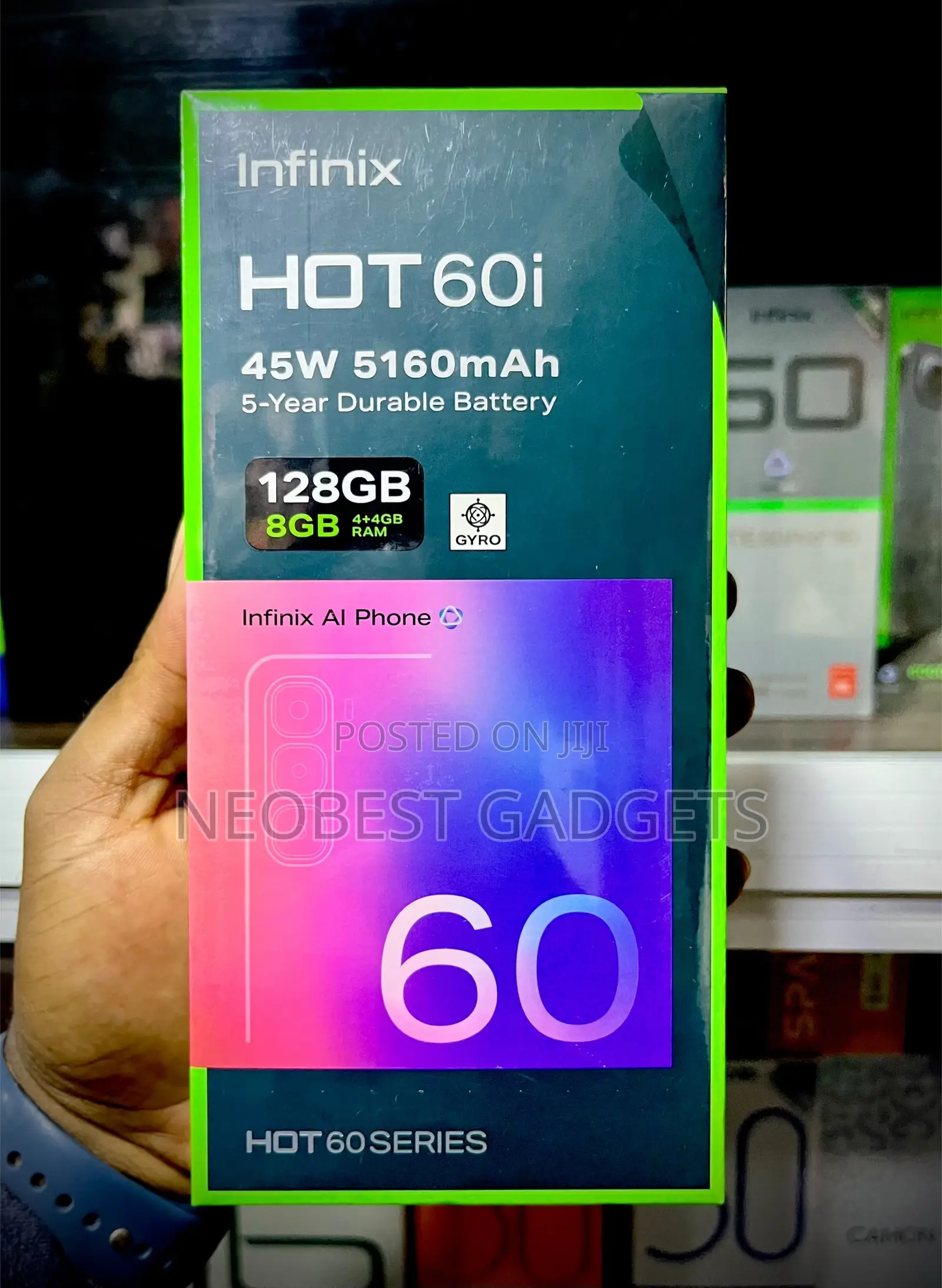 New Infinix Hot 60i 128 GB