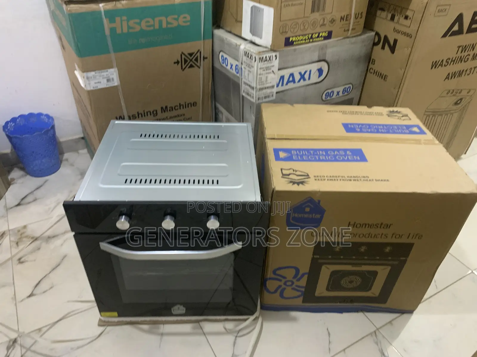 New Homestar Hsqmb60-Bk Oven – 2-in-1 Gas