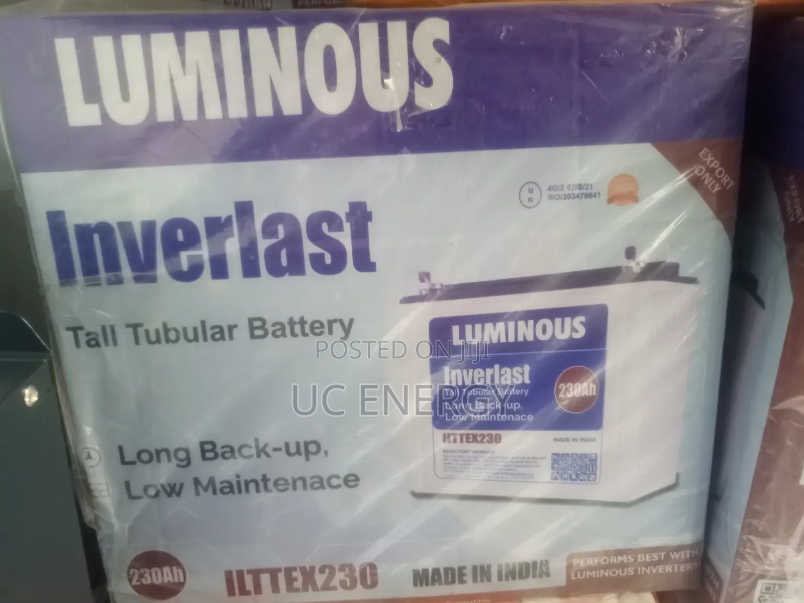 230ah Luminous Tubular Battery 12v