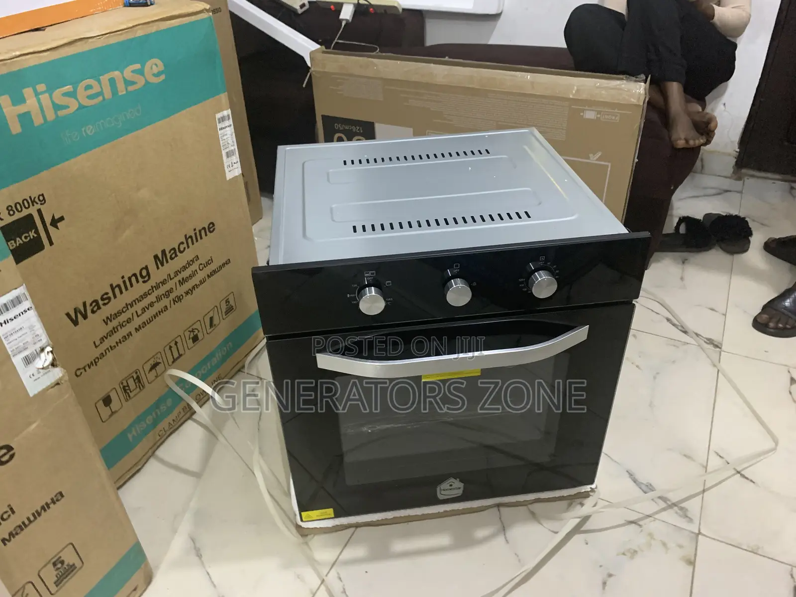 Homestar Manual Knob Control Oven – Hsqmb60-Bk+ Electric Gas