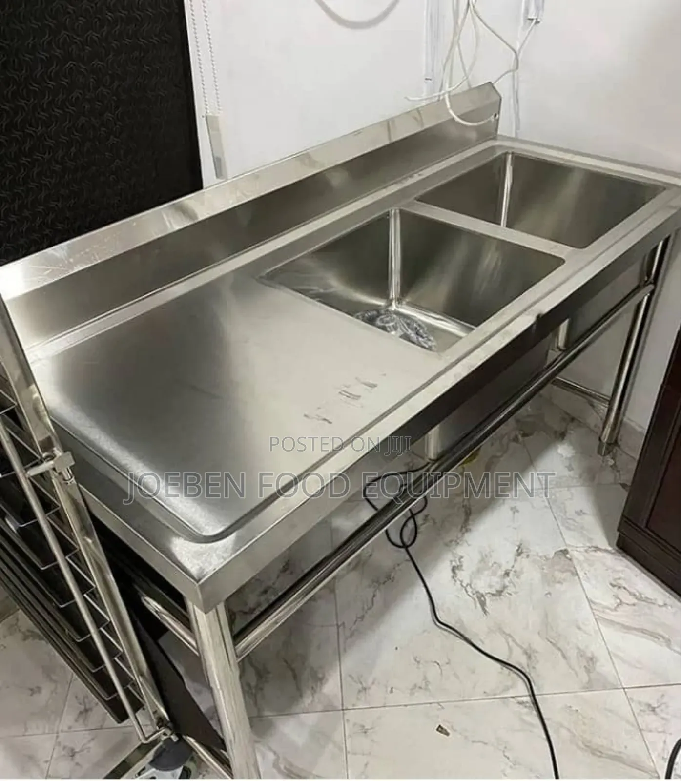High Quality Industrial Sink Double With Side