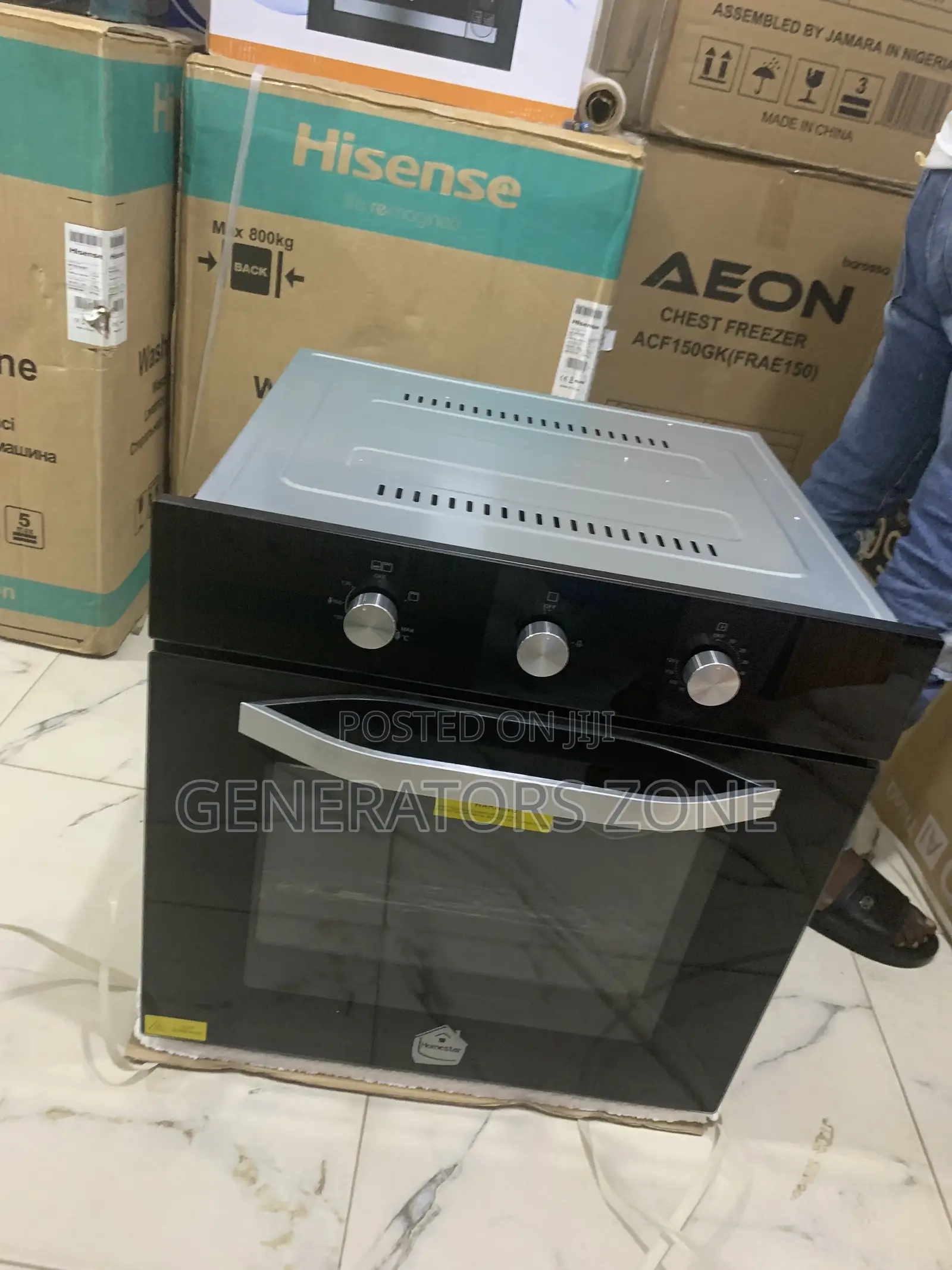 Efficient Cooking Homestar Hsqmb60-Bk Gas and Electric Oven