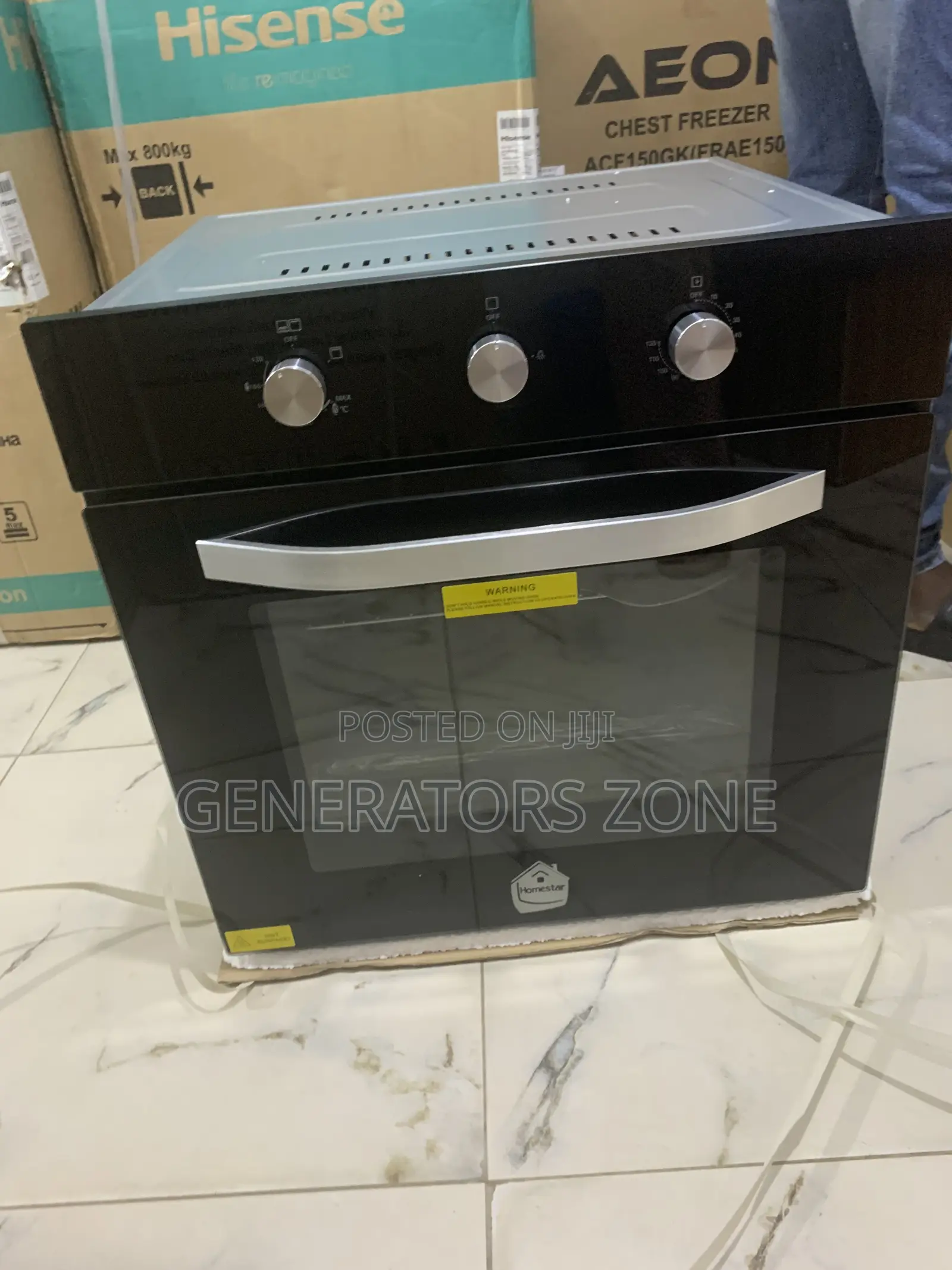 Original Homestar Gas and Electric Oven Hsqmb60-Bk –