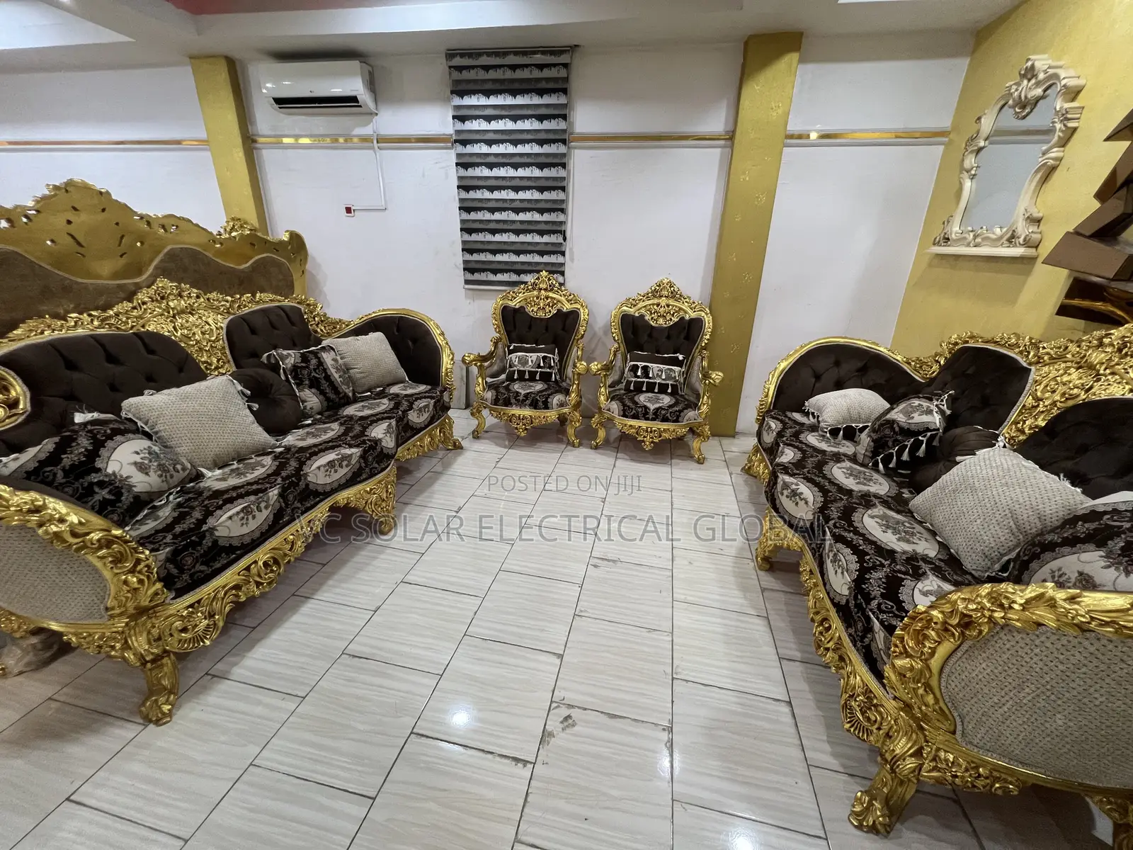 Luxury Royal Egyptian Sofa Chair Set