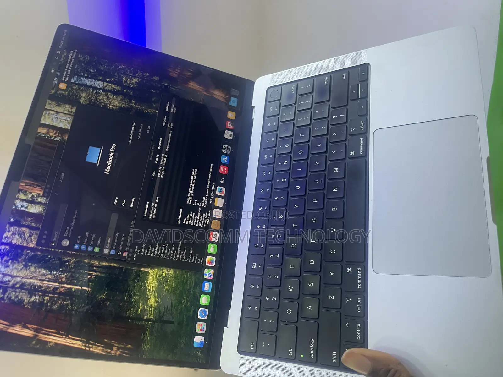Laptop Apple MacBook Pro 2021 M1 64GB Apple M1 Max SSD 1T