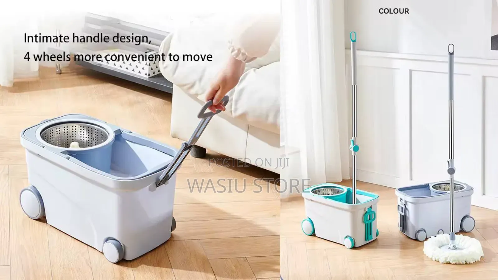 Spin Mop and Bucket Set