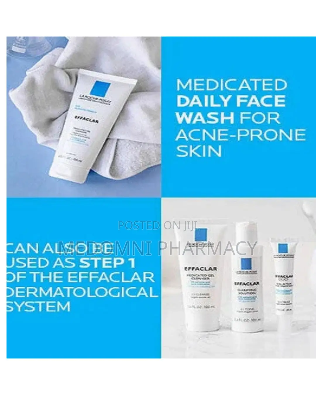 La Roche Posay Effaclar Medicated Gel Cleanser 100ml
