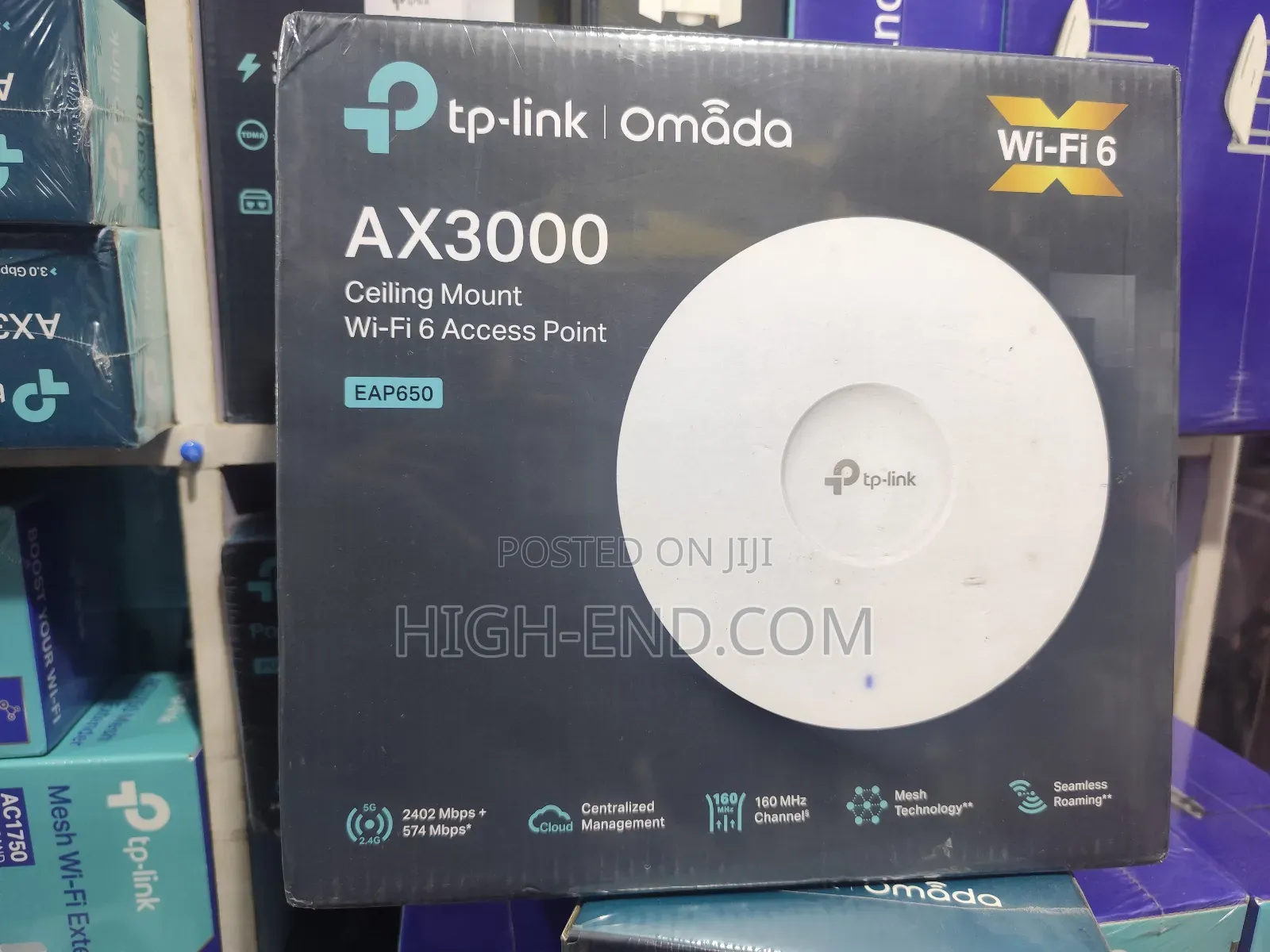 Tp-Link Omada Ax3000 Ceiling Mount Access Point Eap650