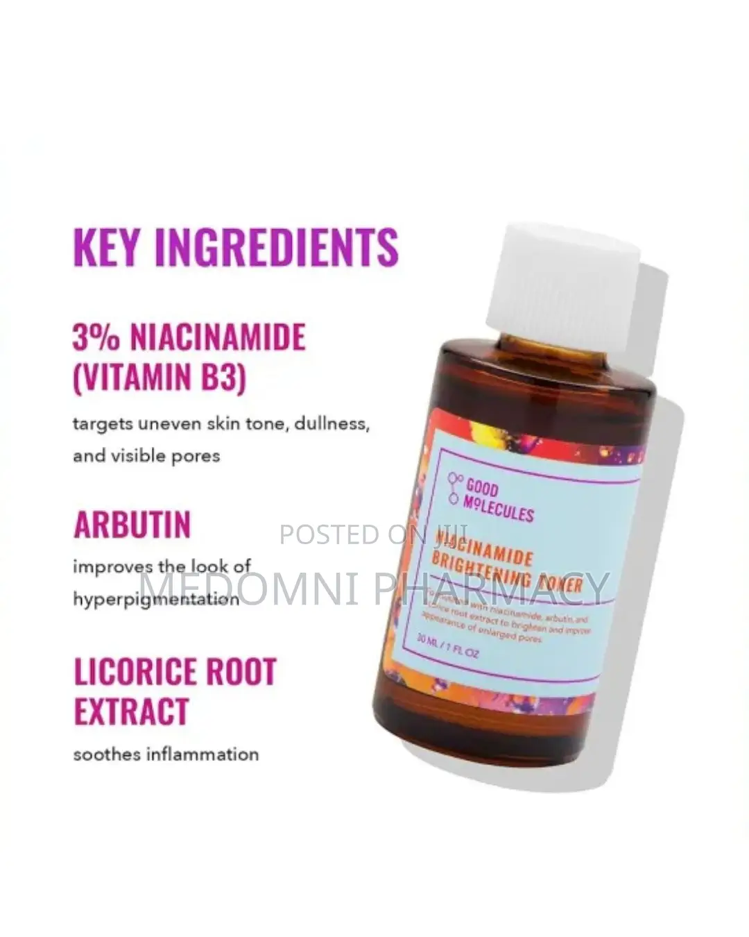 Good Molecules Niacinamide Brightening Toner 120ml