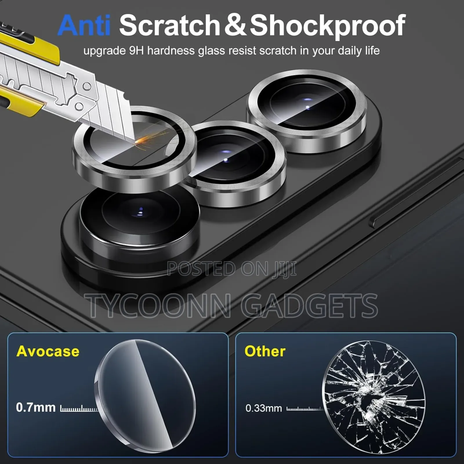 Samsung Z Fold 7 Camera Lens Protector, Scratch Resistance