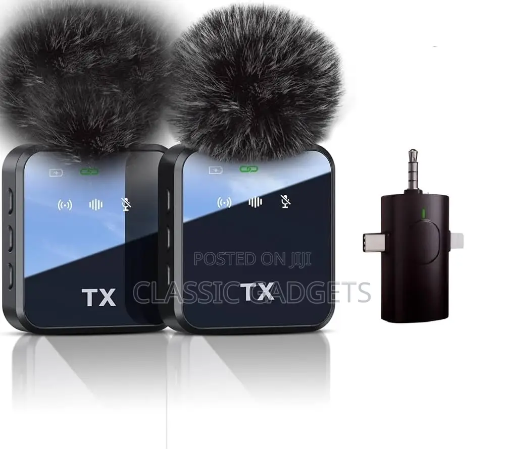 BKN (F11-2 3 in 1 Wireless Microphone, Noise Cancellation