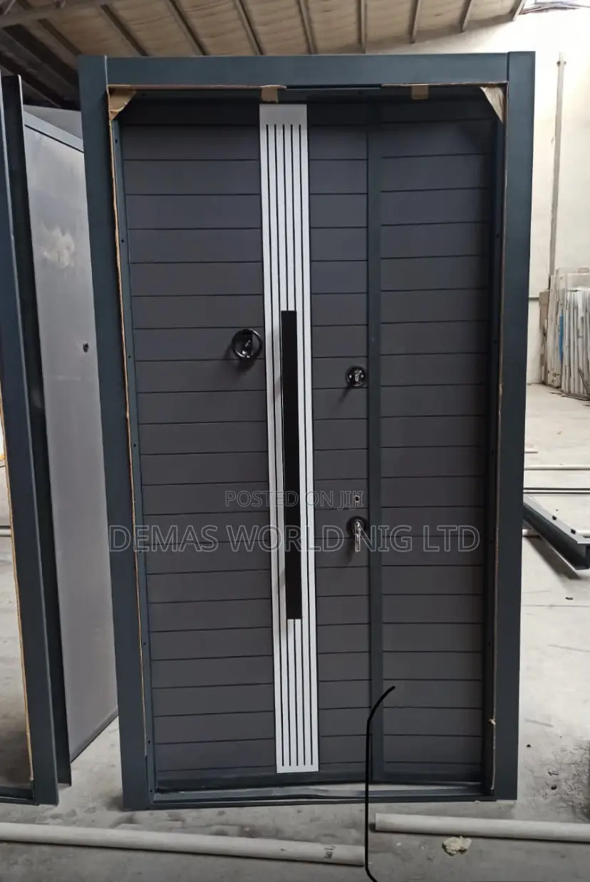 Gray With White Luxury Door 4 by 8ft