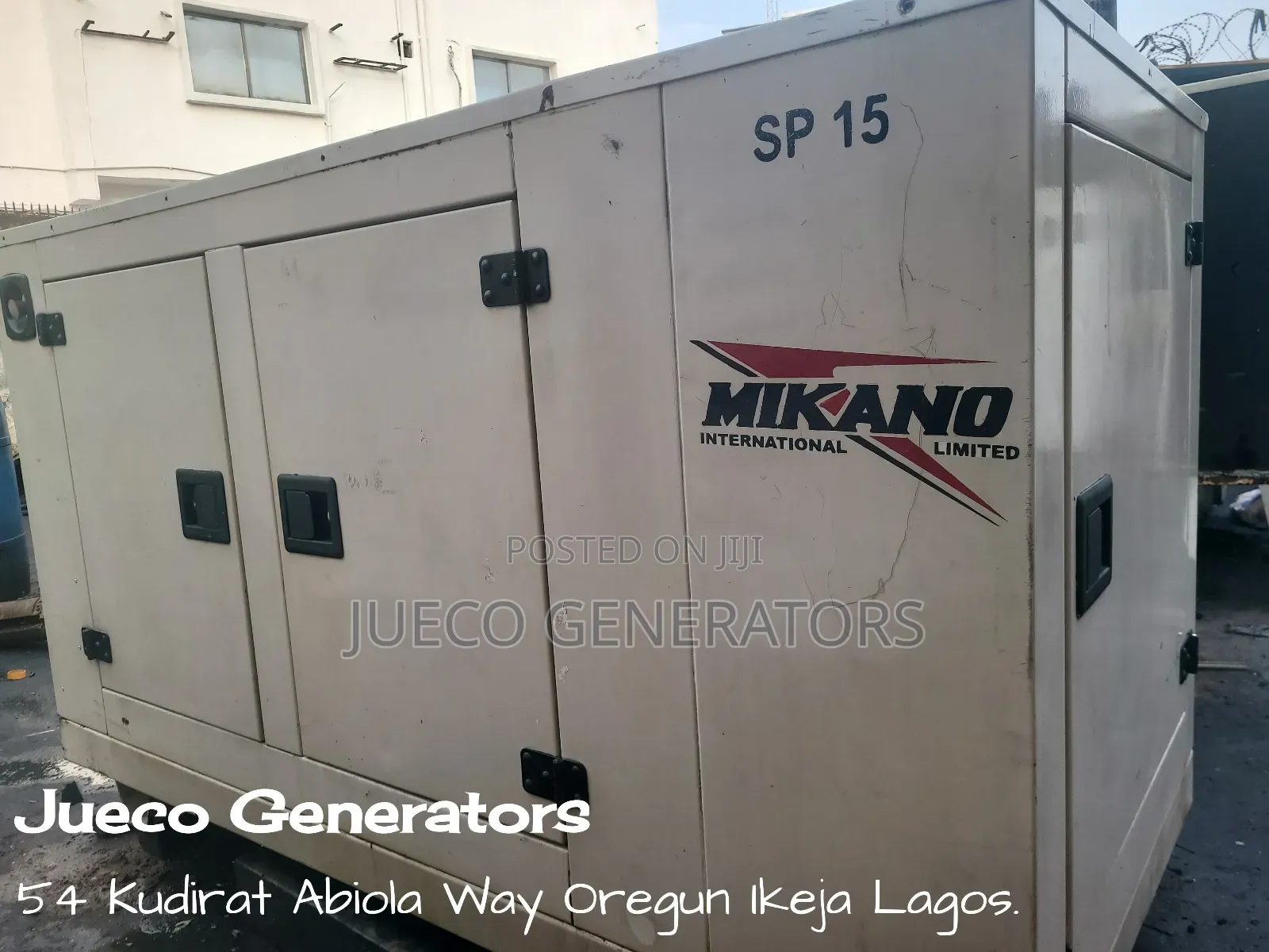 Refurbished 15kva Perkins Mikano Soundproof Generator