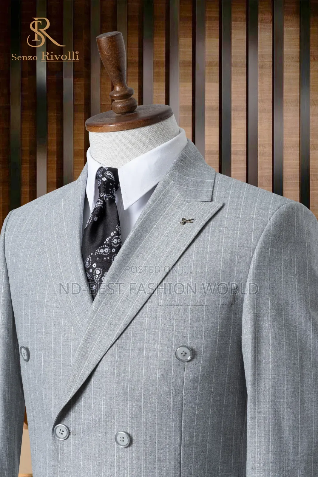 Ash Color Senzo Revolli Suits
