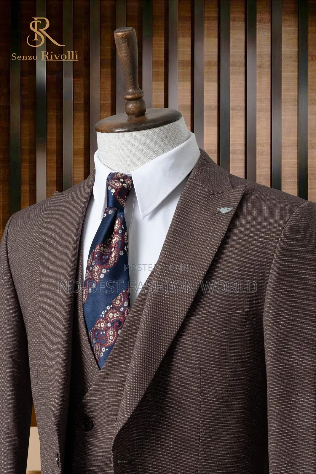 Brown Color Senzo Revolli Suits