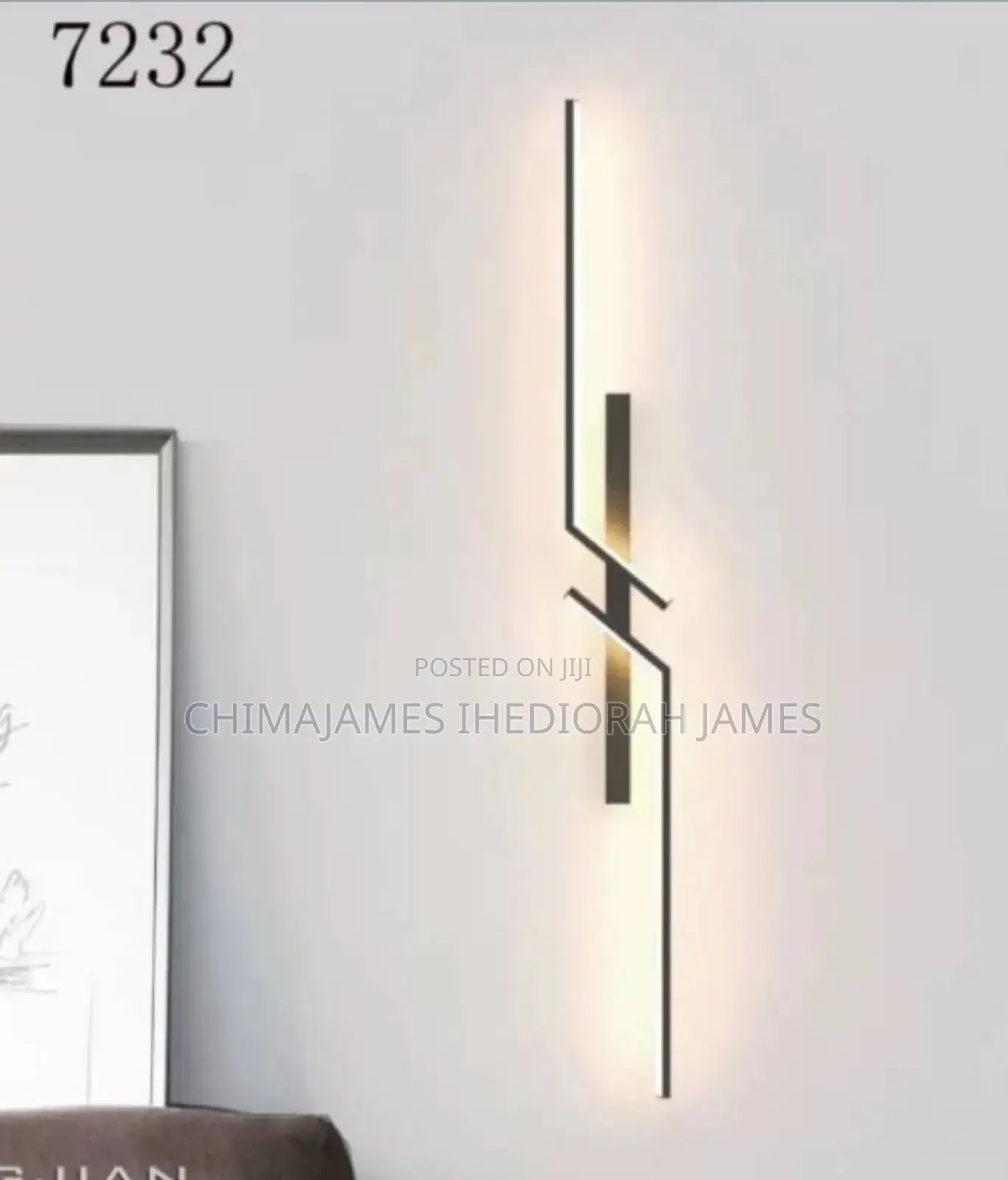 Modern Led Wall Lamp Long Bar Scone Home Decor Living Room