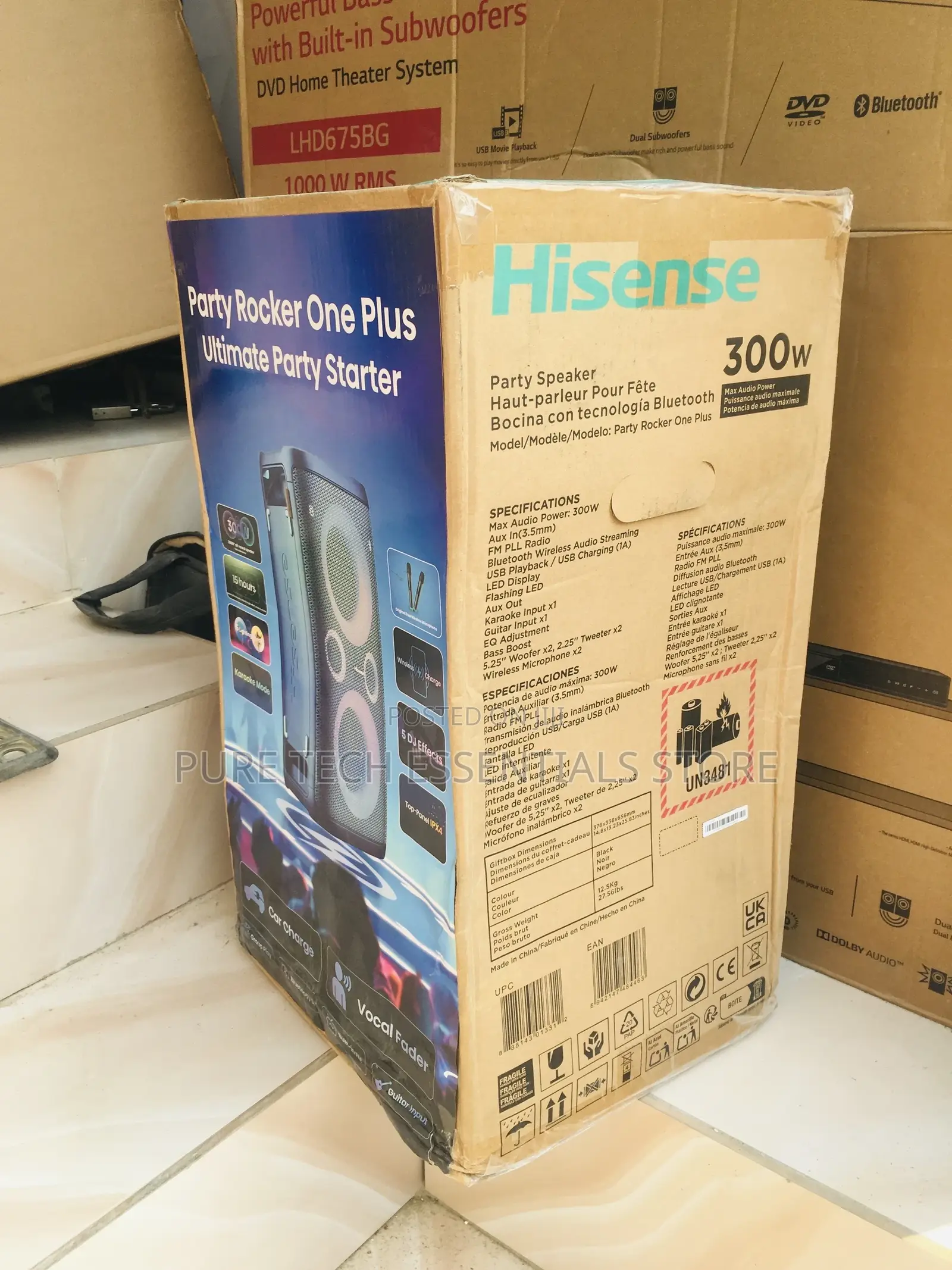 New Hisense 300watt Party Rocker