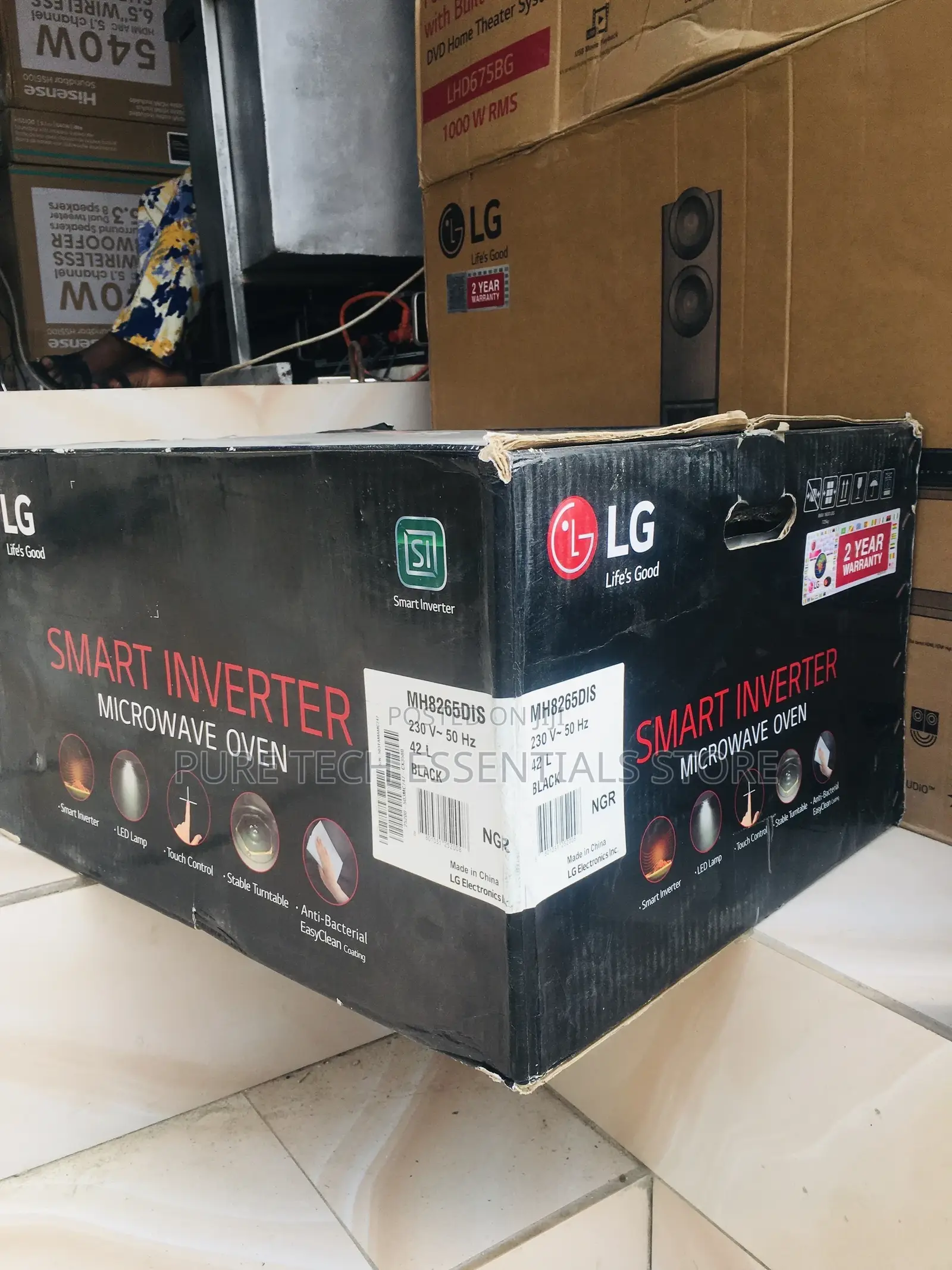 New Inverter Lg 42liters Microwave