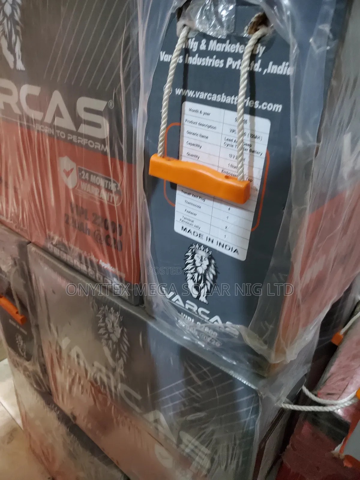 Arcas Solar Tubular Battery 220ah