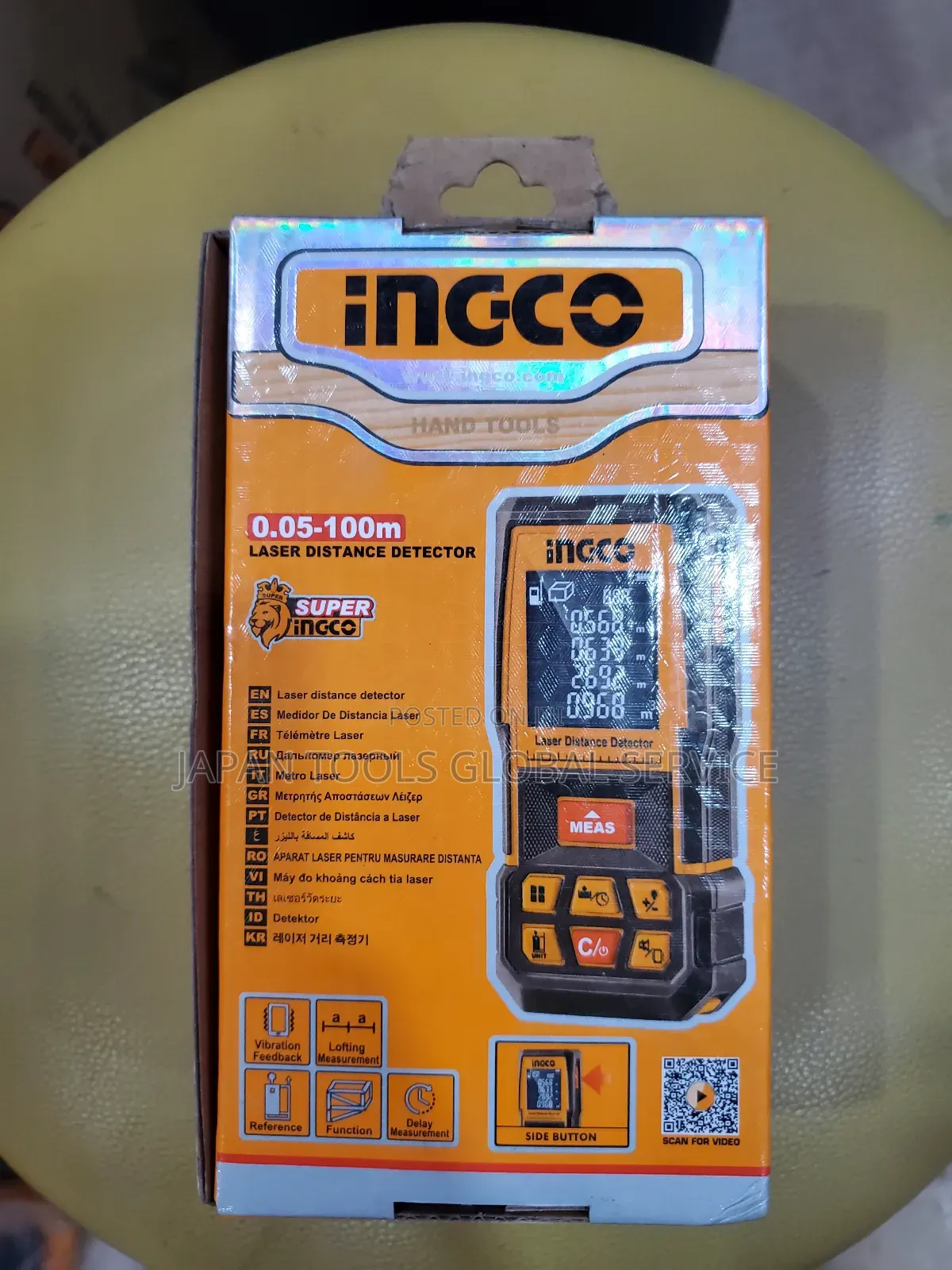 Ingco Laser Distance Detector (100m)