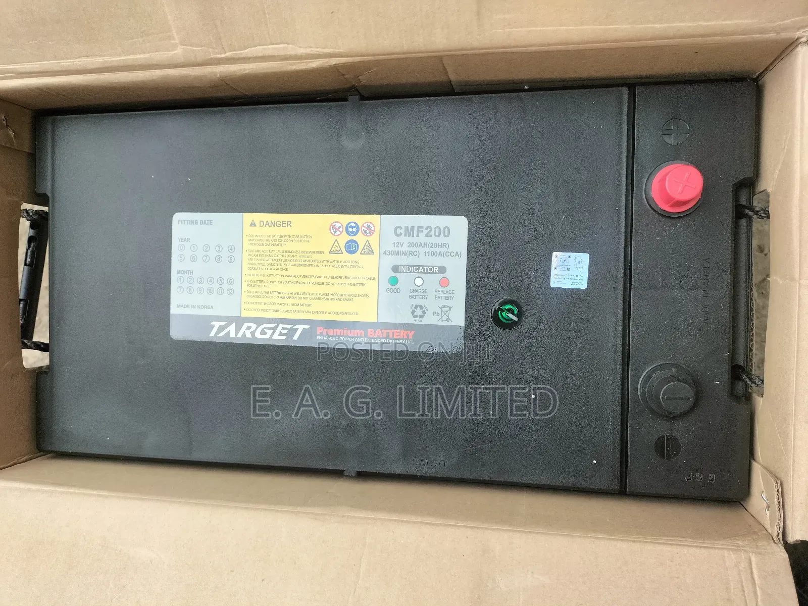 Target Premium Batteries, 12v 200ah Specifically the Cmf200.
