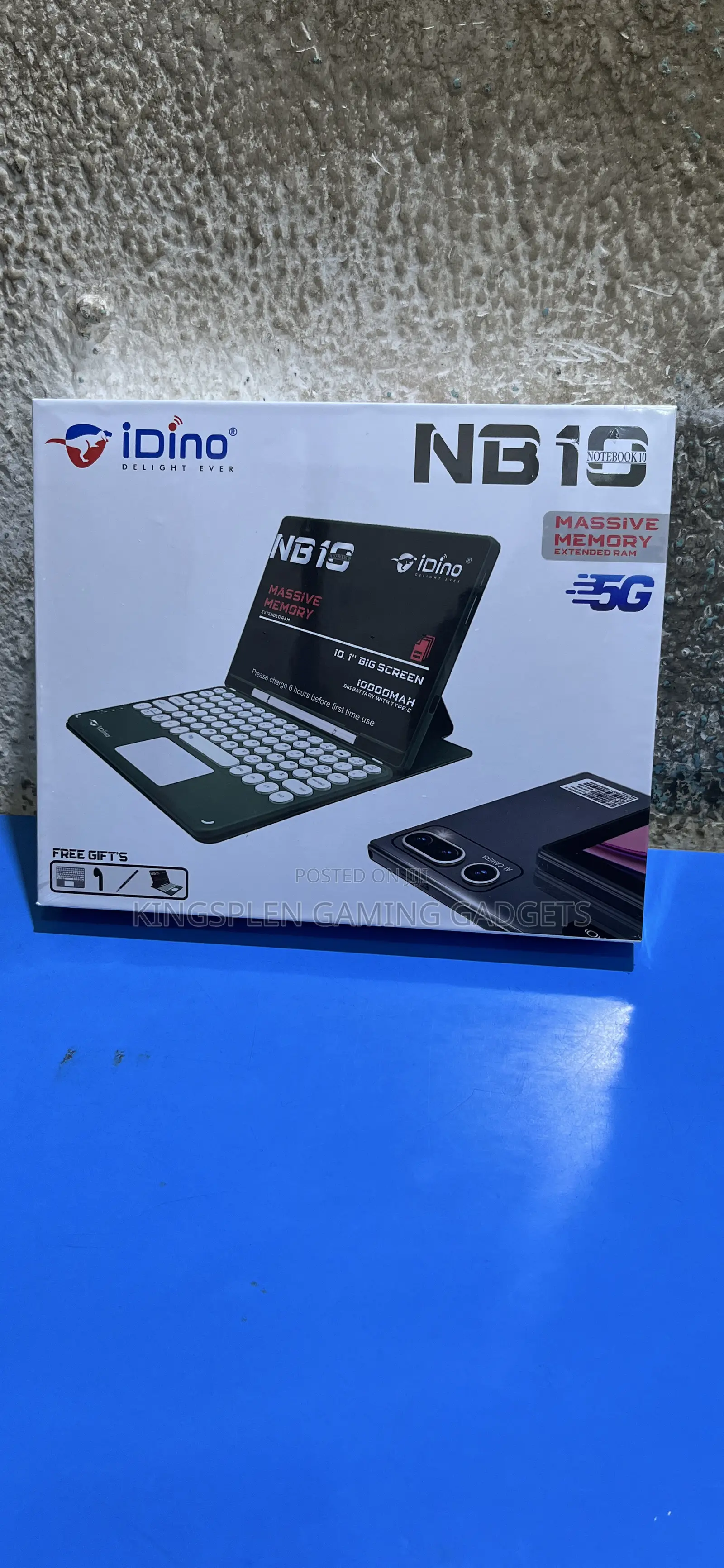 New Idino Notebook 10 512 GB Blue