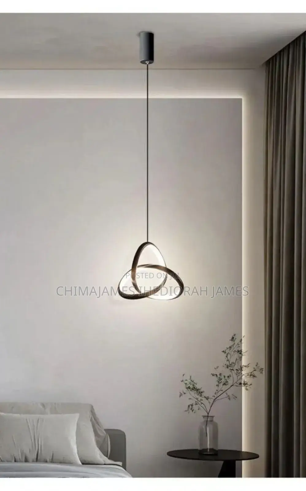 Modern Pendant Light 3 Colors Decor Art Designer Led Chandel