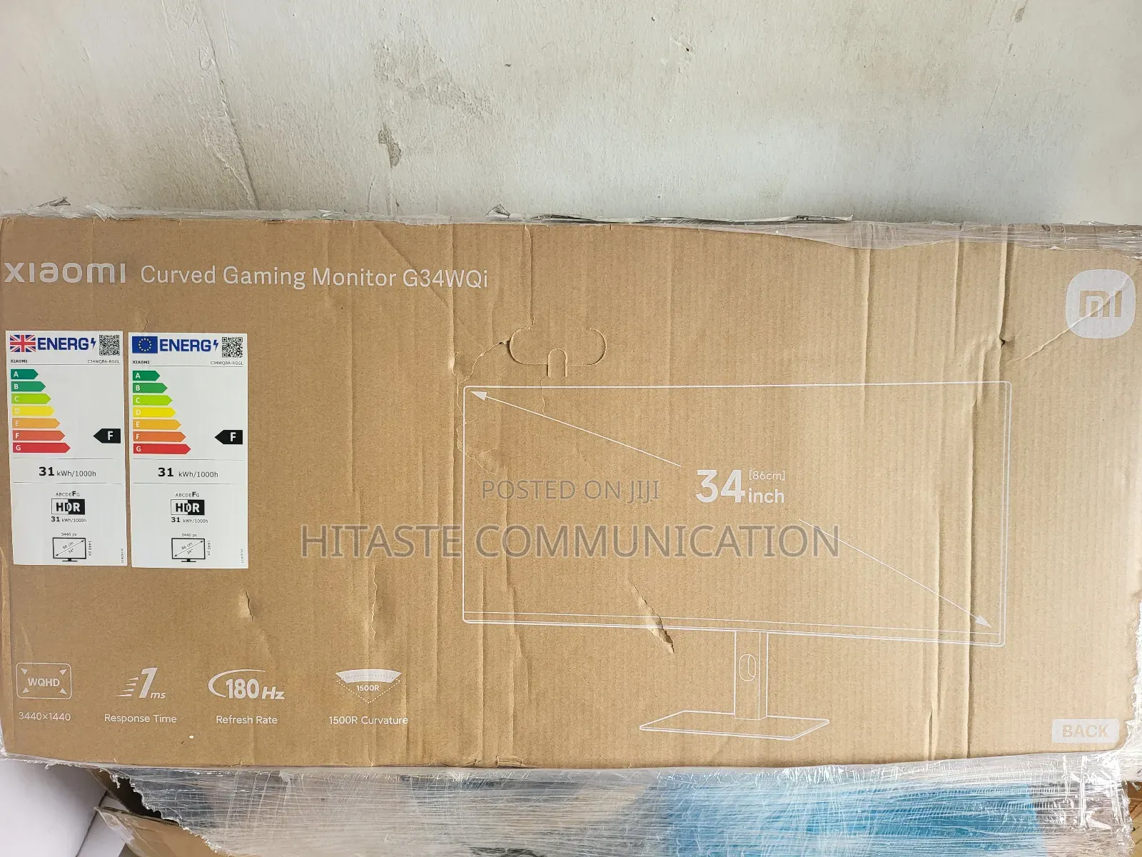 Xiaomi Curved Gaming Monitor G34wqi
