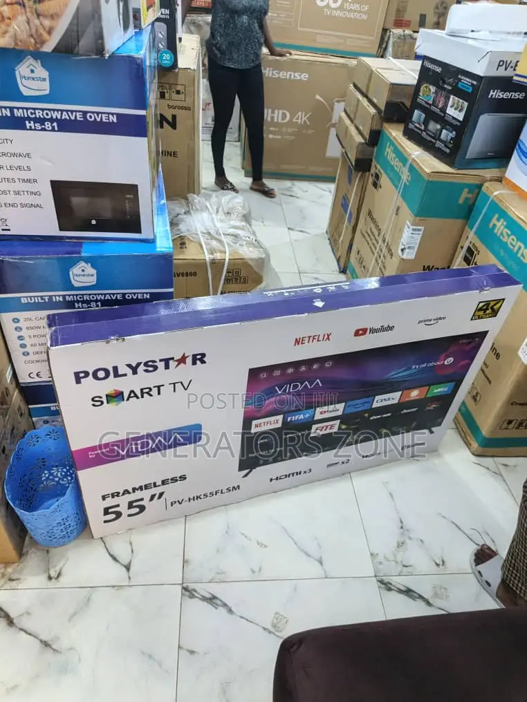 Polystar 55" Smart Led Tv – Full Hd, Netflix Pv-Hk55flsm