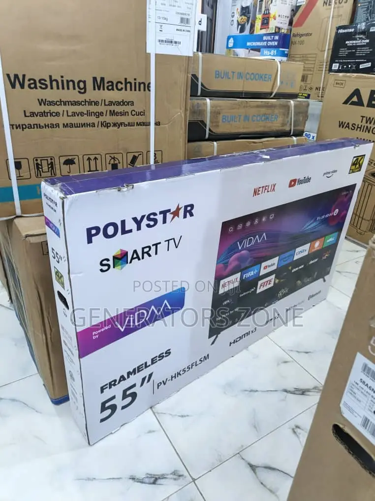 Polystar 55" Smart Led Tv – Full Hd, Netflix Pv-Hk55flsm