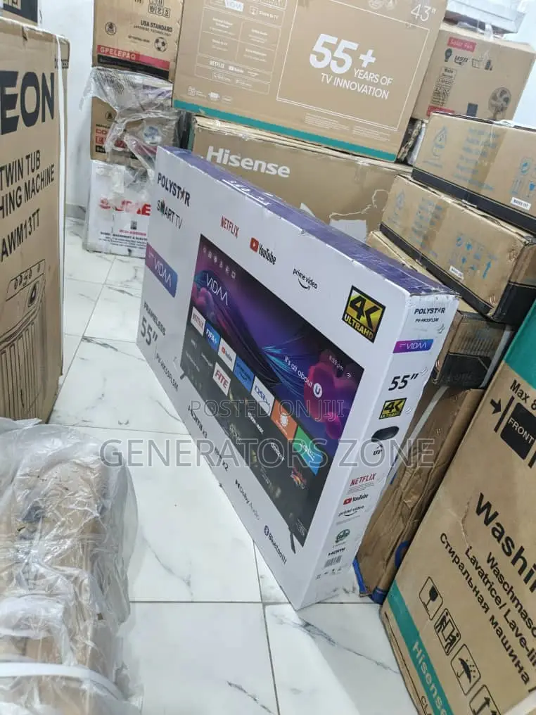 Polystar 55” Smart Tv – Clear Picture Pv-Hk55flsm