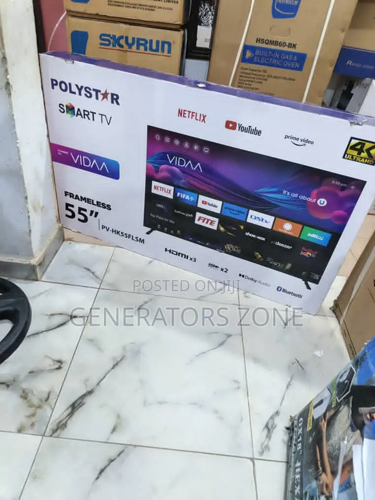 Polystar 55” Smart Tv – High Quality, Low Price Pv-Hk55flsm
