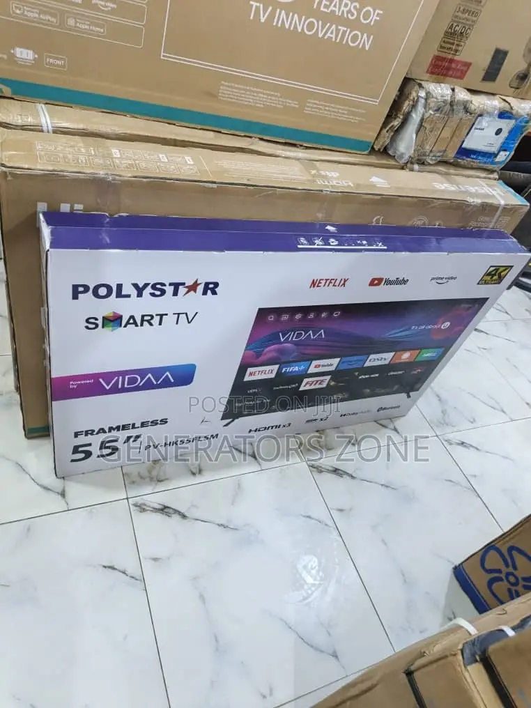 Polystar 55” Smart Tv – High Quality, Low Price Pv-Hk55flsm