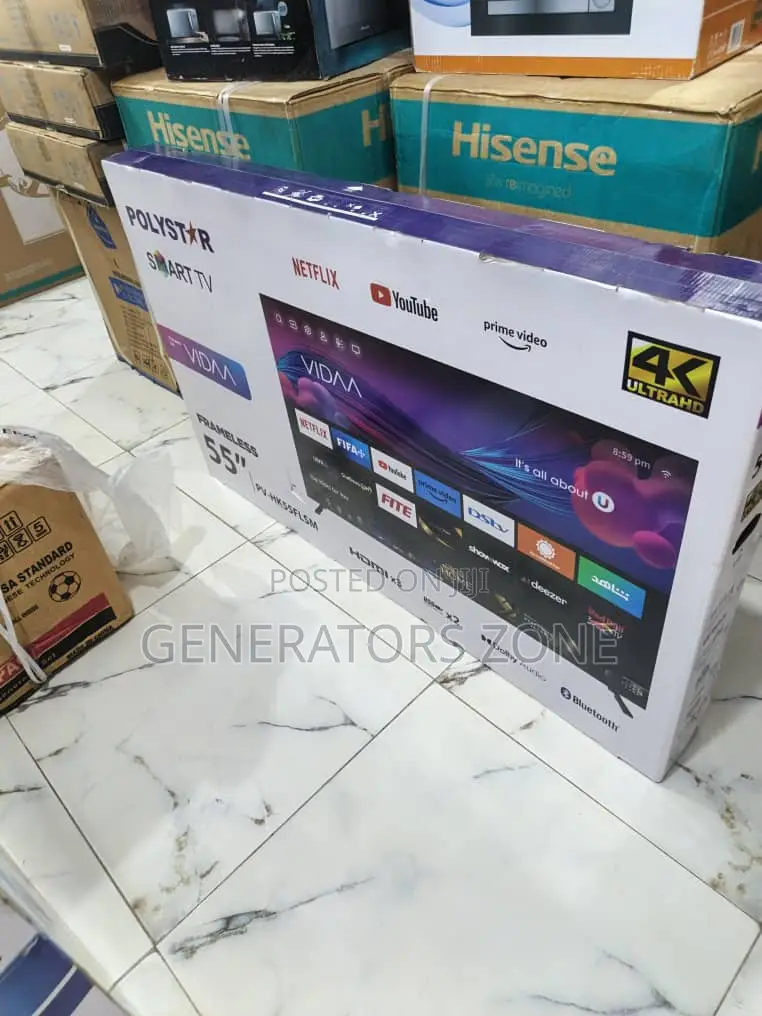 Polystar 55" Tv – Smart, Sharp, Stylish Pv-Hk55flsm