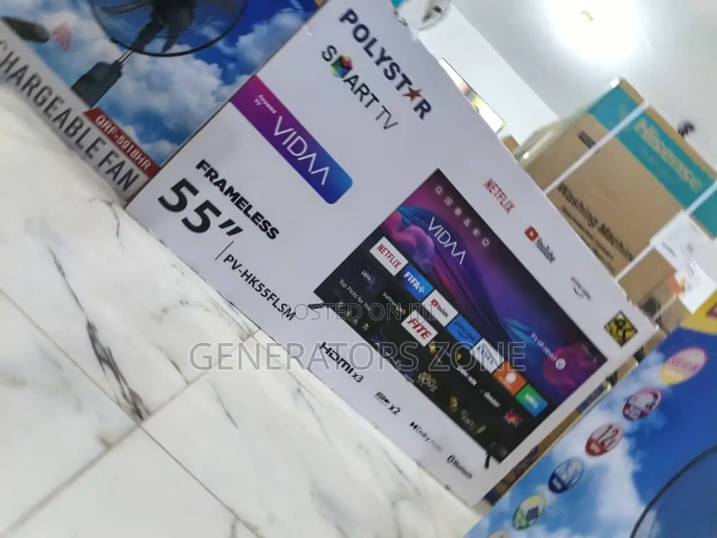 Polystar 55” Smart Tv – Big Size, Big Enjoyment Pv-Hk55flsm