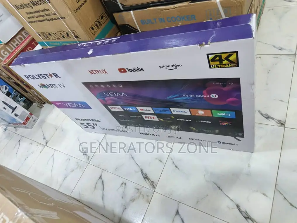Upgrade Your Home Setup – Polystar 55” Smart Tv Pv-Hk55flsm