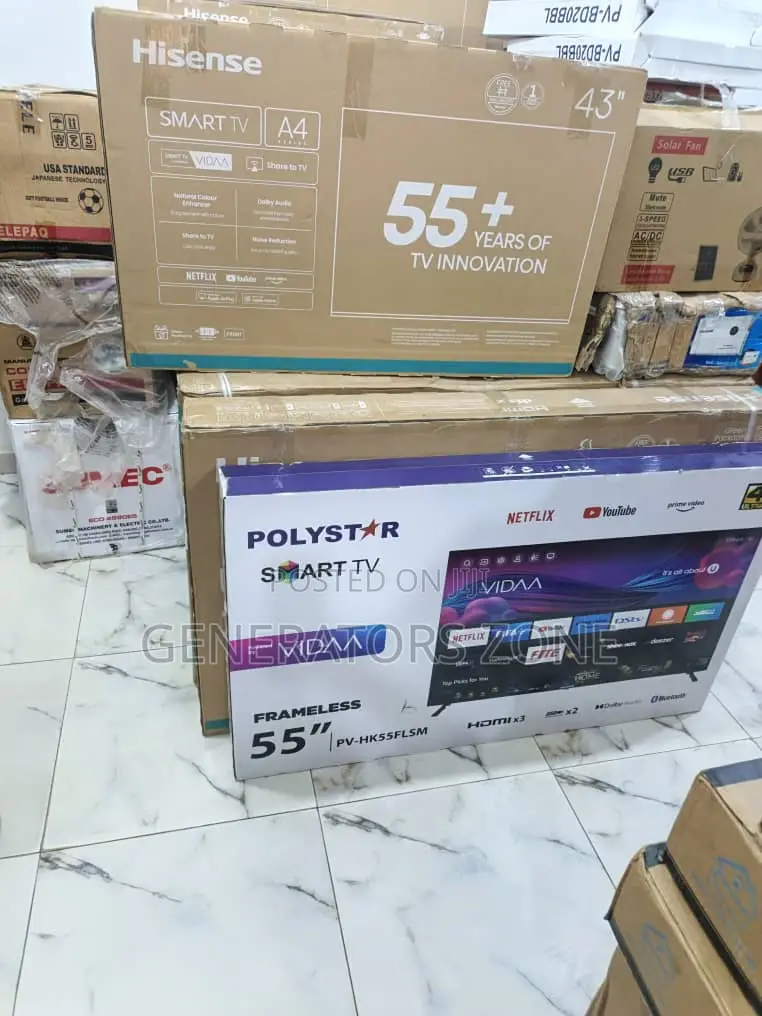 Upgrade Your Home Setup – Polystar 55” Smart Tv Pv-Hk55flsm