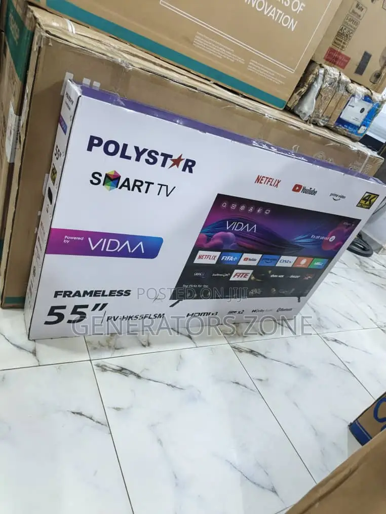 Massive 55” Smart Tv – Polystar Pv-Hk55flsm