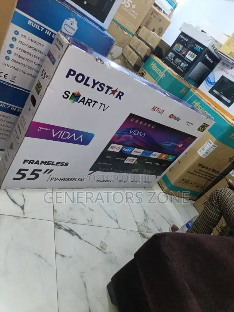 Polystar 55 Inches Tv – Smart Living Made Affordable