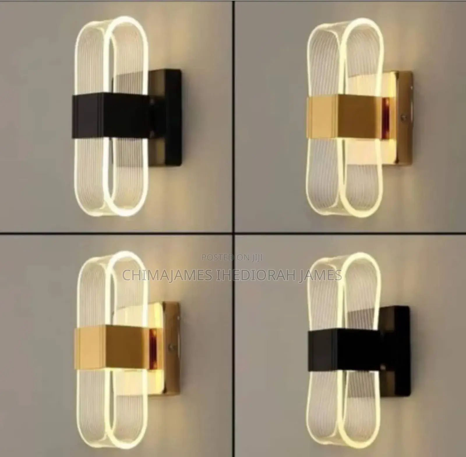 Modern Led Wall Lamp Gold Nordic Style Sconce Lighting Fixtl
