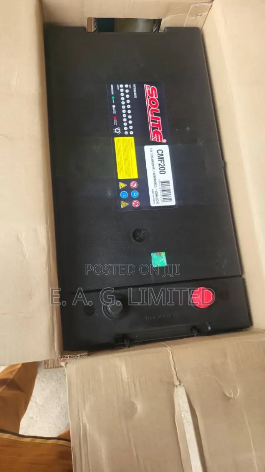Solite Cmf200, 12v 200ah Original Battery, Made in Korea.