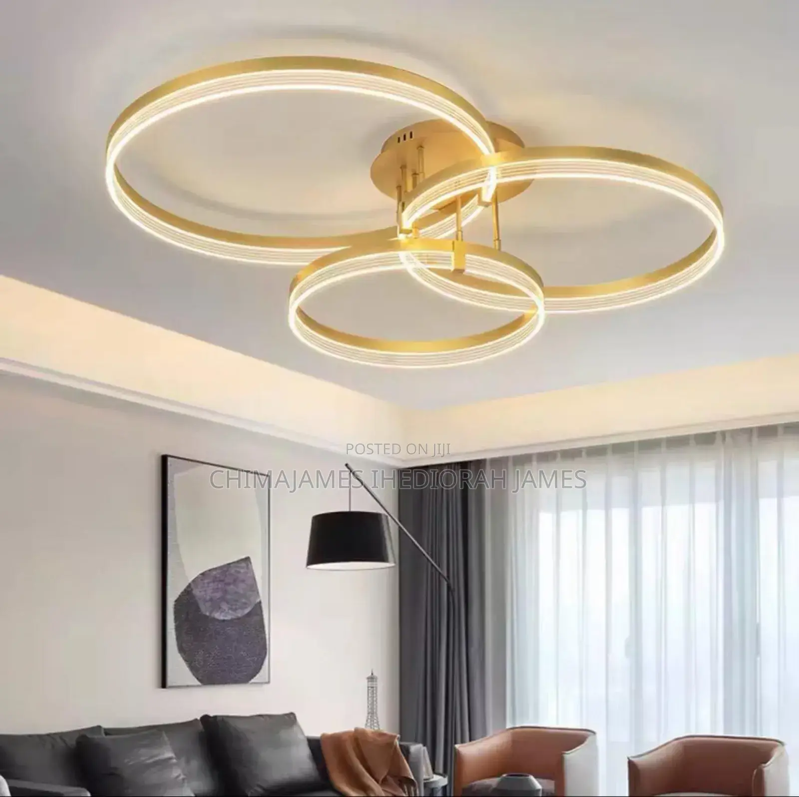 Full Spectrum Living Room Lamp Modern and Simple Aluminum