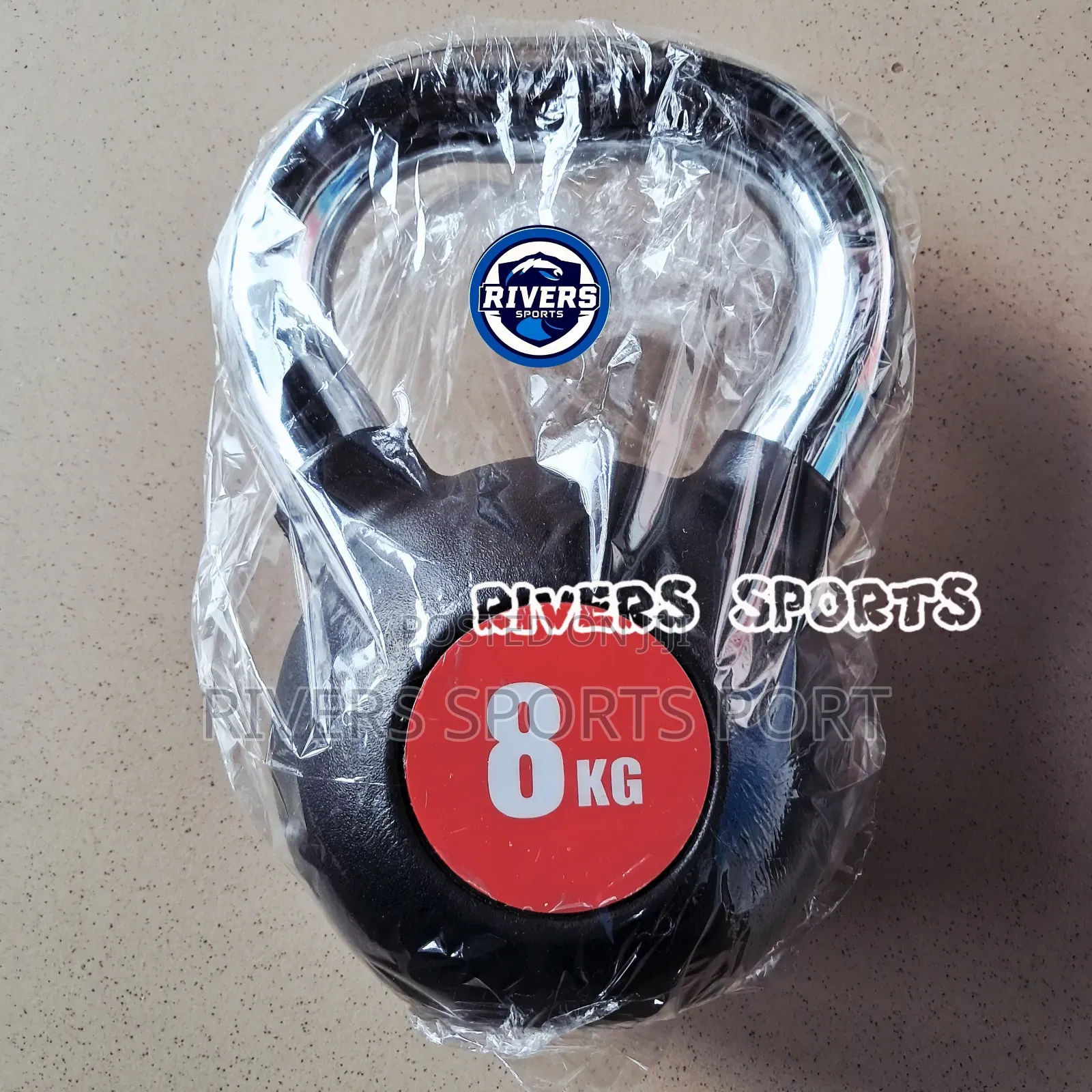 8kg Electoplated Kettlebell