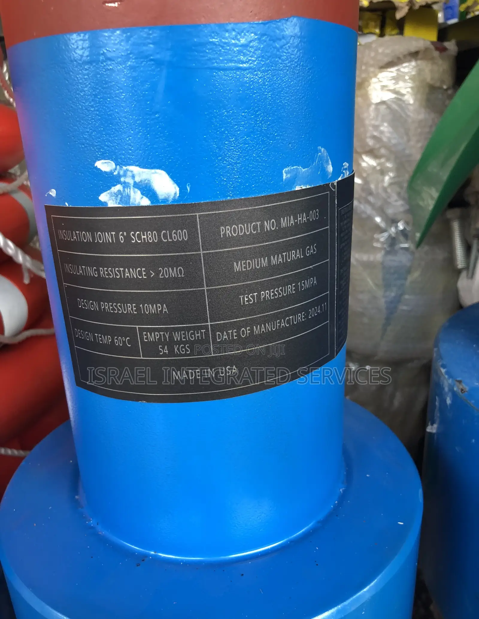Insulation Joint 6” Sch80 Cl600 (Available All Sizes )