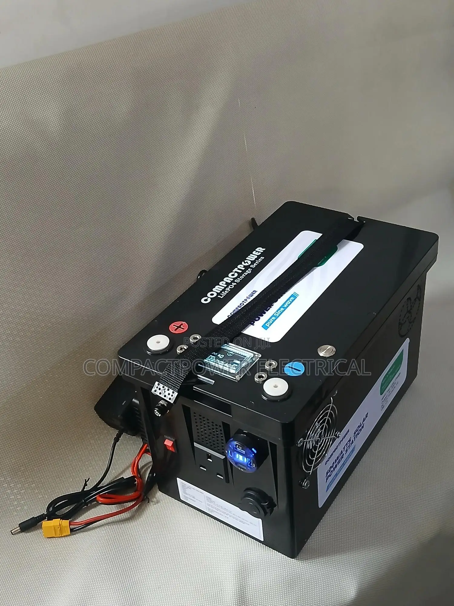 500watts Solar Power Station 1.15kwh (90ah 12.8v) Lifepo4