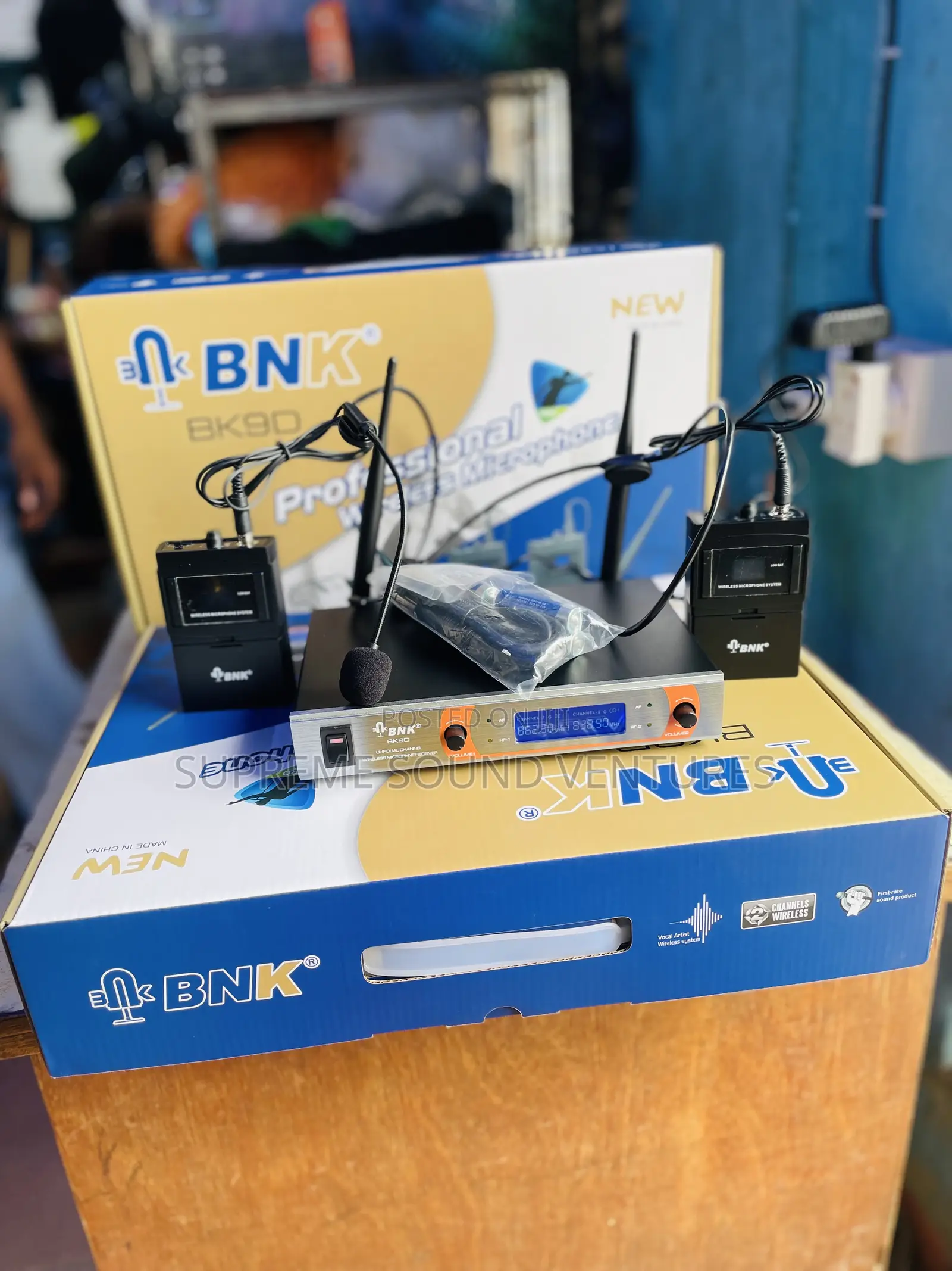 Bnk Bk9 2 In 1 Headset Microphone