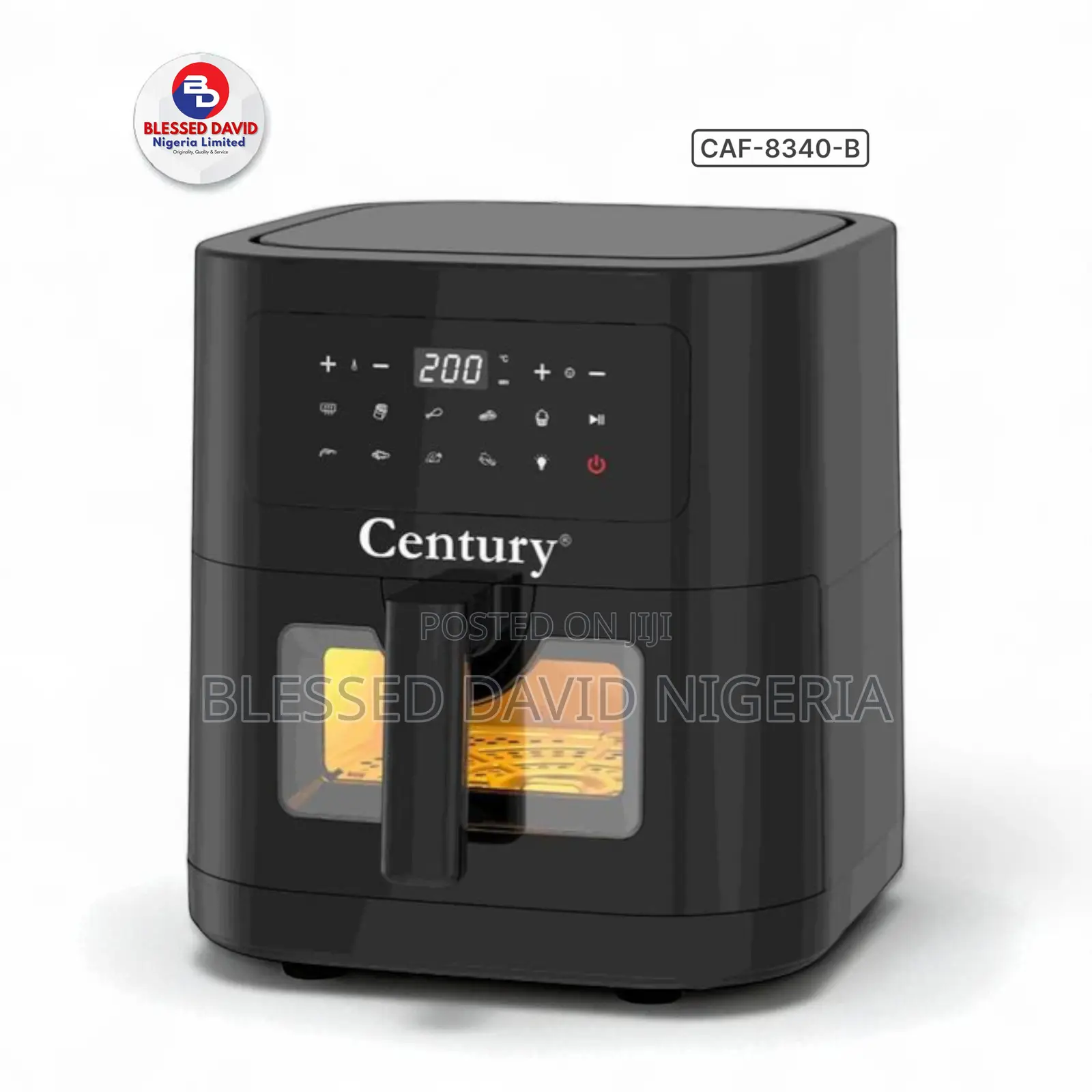Century Caf-8340-b 8l Digital Touch Screen Air Fryer