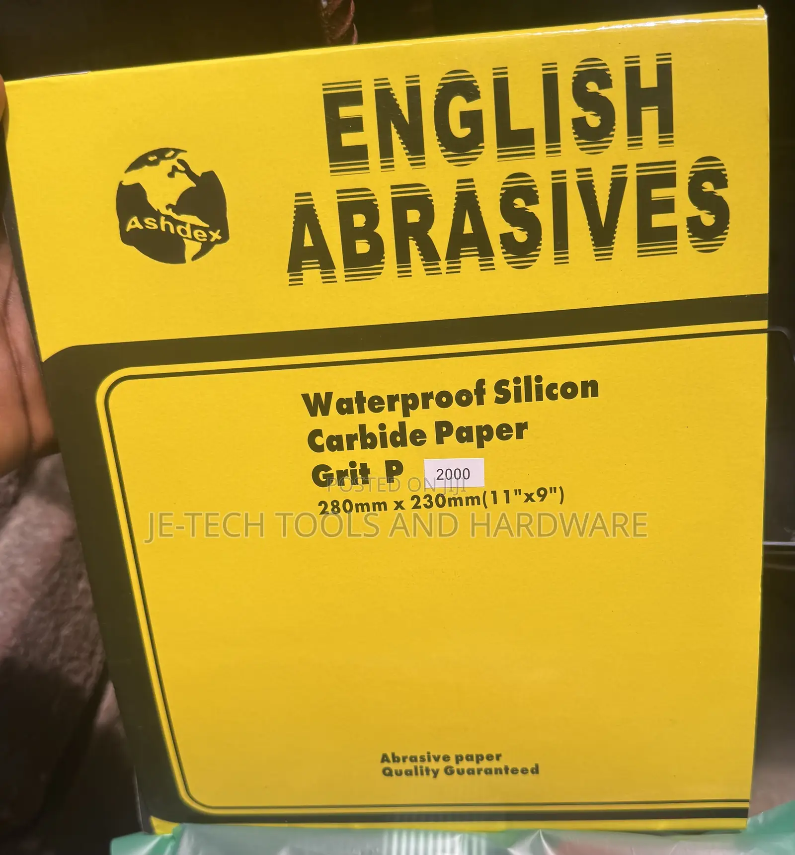 Abrasives Waterproof Silicon Carbide Paper Grit P1500