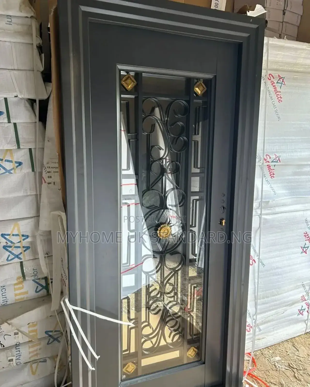 3ft Copper Glass Door